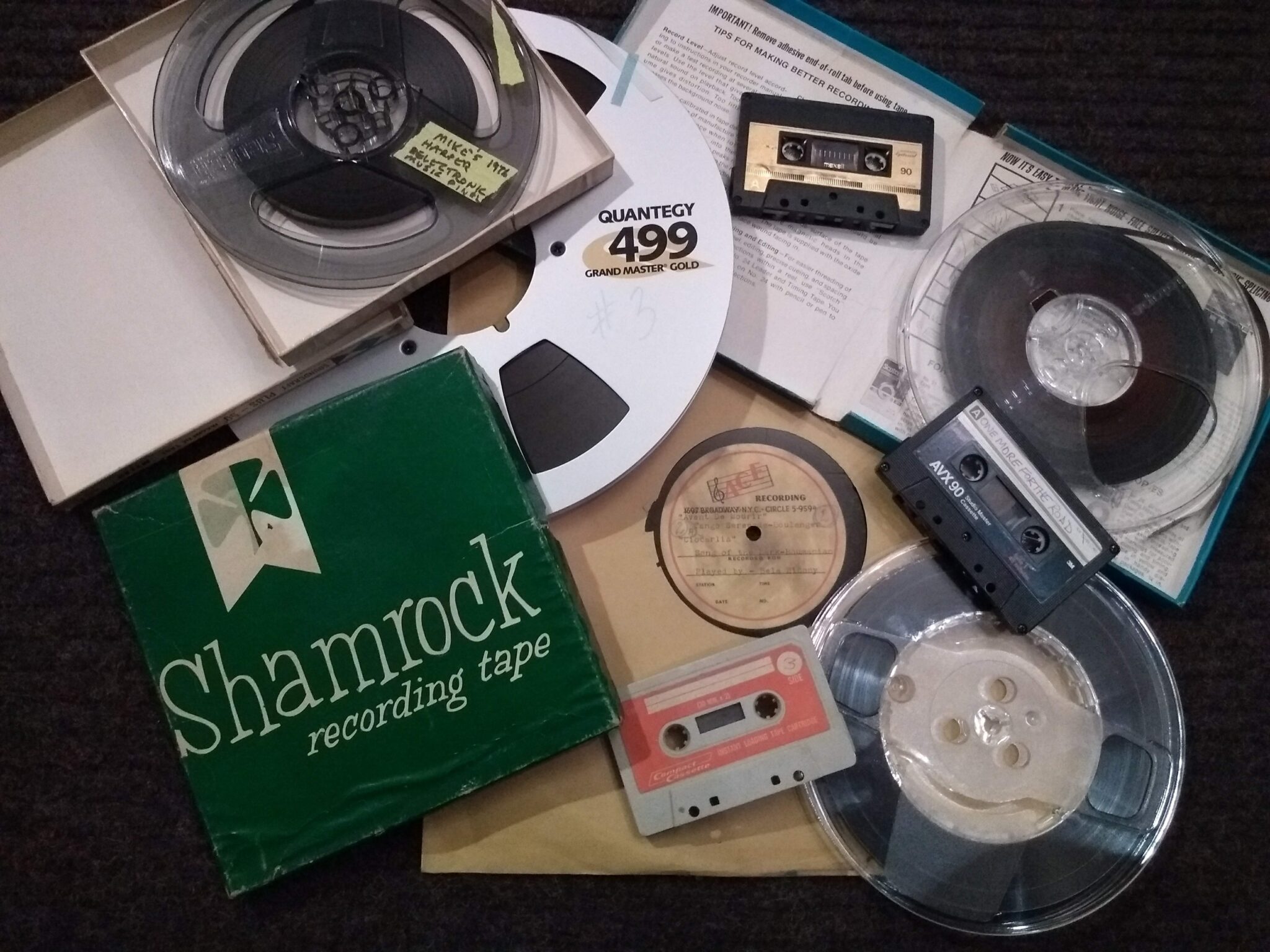 0.25 reel tape – Richard L Hess—Audio Tape Restoration Tips & Notes